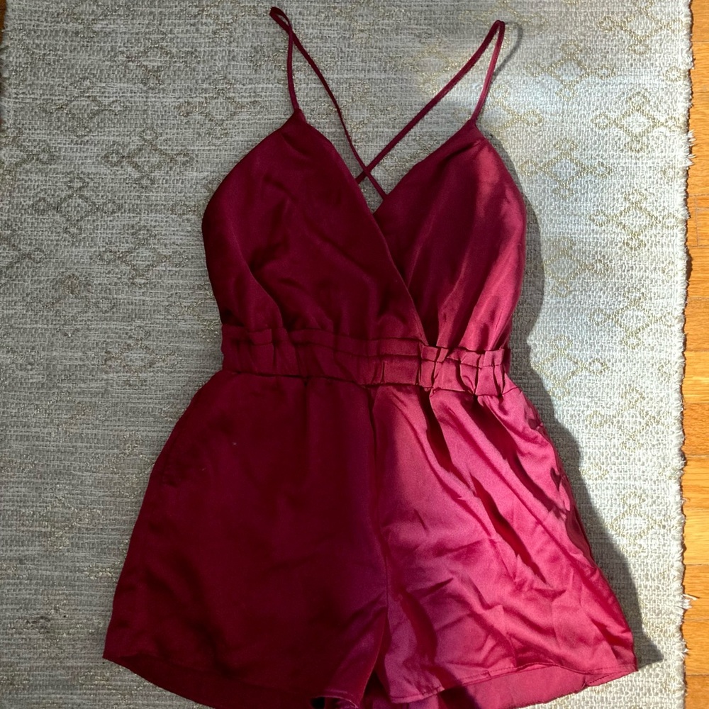 NWT silky romper